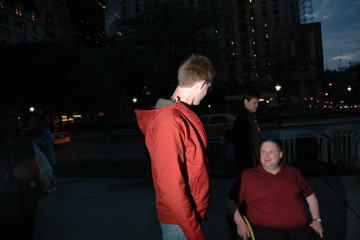 Matt from Scotland arrives