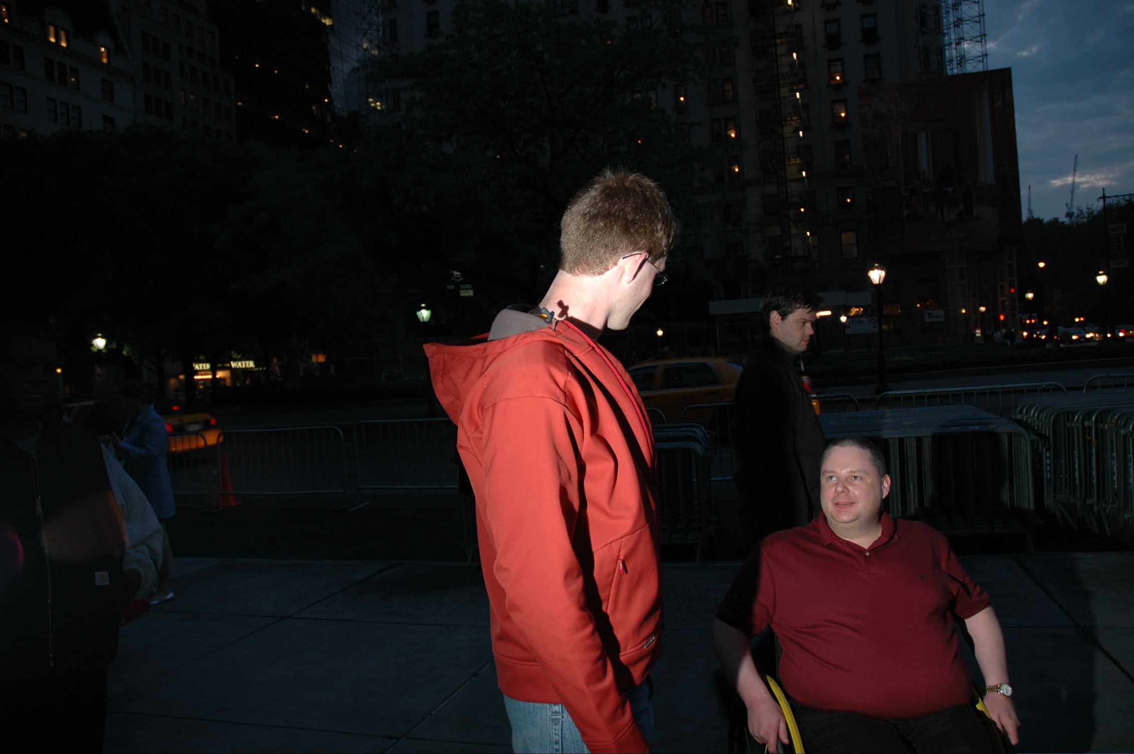Matt from Scotland arrives